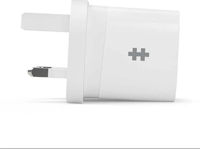 Hyper HyperJuice GaN Ladegerät, USB-C, 1x USB-C + 1x USB-A, 20W, weiß