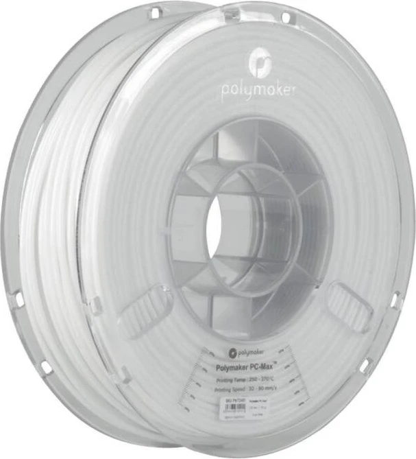 Polymaker PolyMax PC, weiß, Spule, 1.75mm, 3.00kg