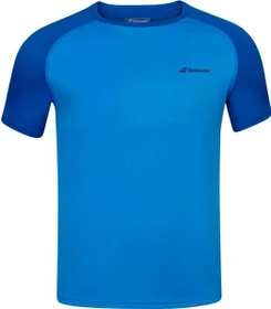 Babolat Play Crew Neck Tennis Funktionsshirt kurzarm hellblau (Herren)