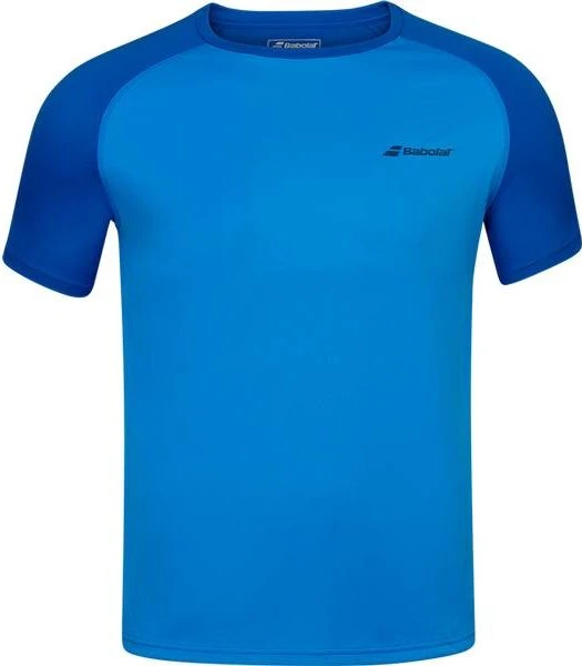 Babolat Play Crew Neck Tennis Funktionsshirt kurzarm hellblau (Herren)