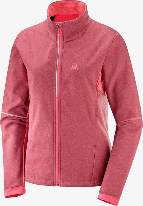 Salomon Agile Softshell Skijacke calypso coral (Damen)