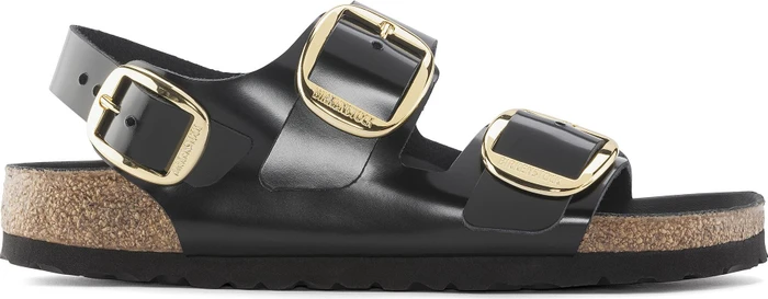 Birkenstock Milano Big Buckle high shine black (Damen)