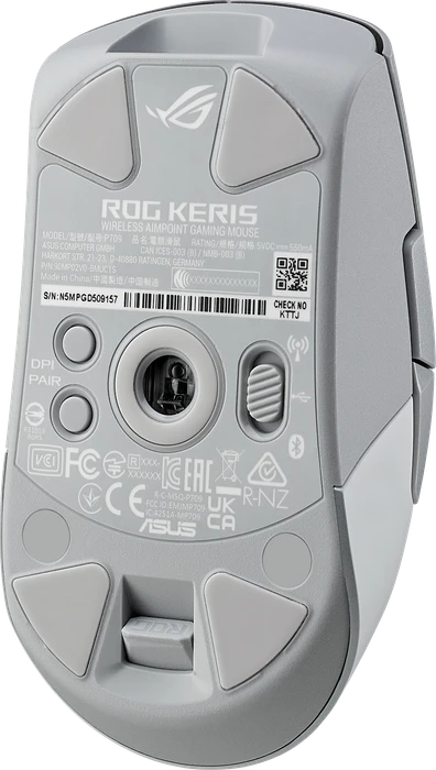 ASUS ROG Keris Wireless AimPoint Moonlight White, USB/Bluetooth