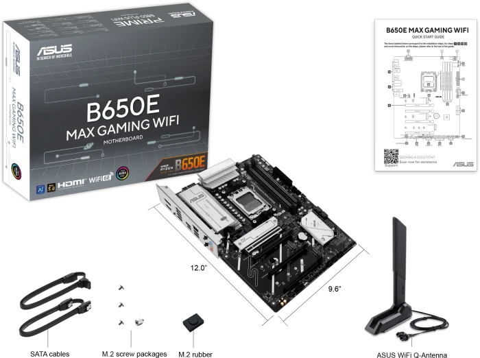 ASUS B650E Max Gaming WIFI (AMD AM5)