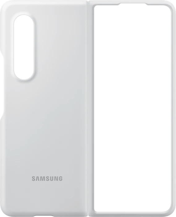 Samsung Silicone Cover für Galaxy Z Fold 3 5G weiß