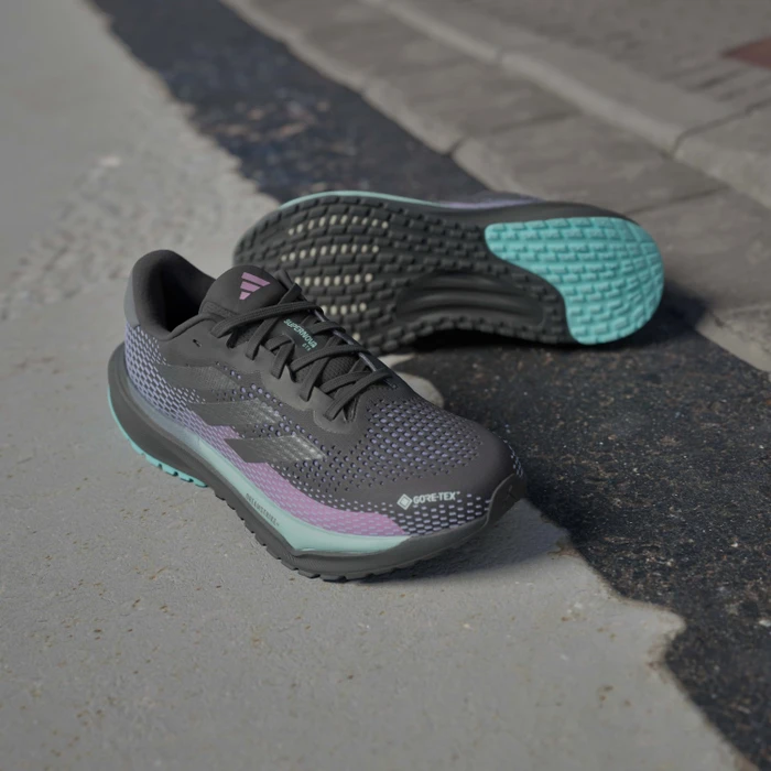 adidas Supernova GTX core black/iron metallic/semi flash aqua (Damen)