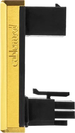 CableMod 12VHPWR Winkeladapter 180 Grad, Variante A, Sense-Pins an der Unterseite, gold