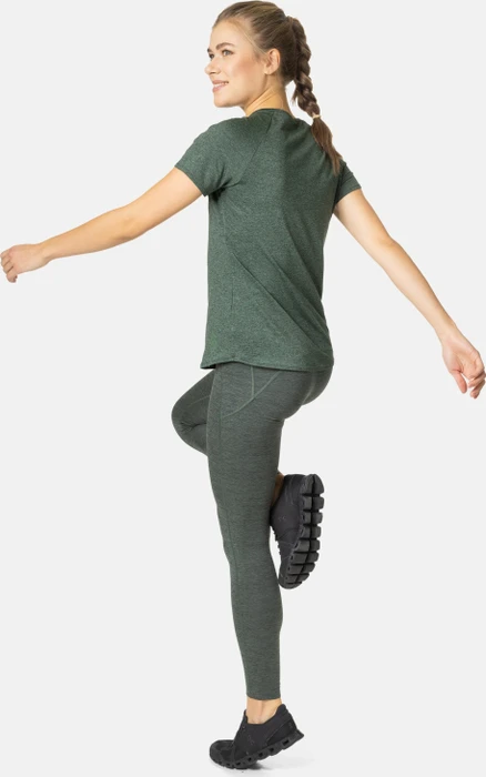 Odlo Active 365 Tight Hose lang camping green melange (Damen)