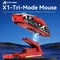 Attack Shark X1 Tri-mode Wireless Gaming Mouse mit Ladestation, rot, inkl. Grip Tape, USB/Bluetooth Vorschaubild