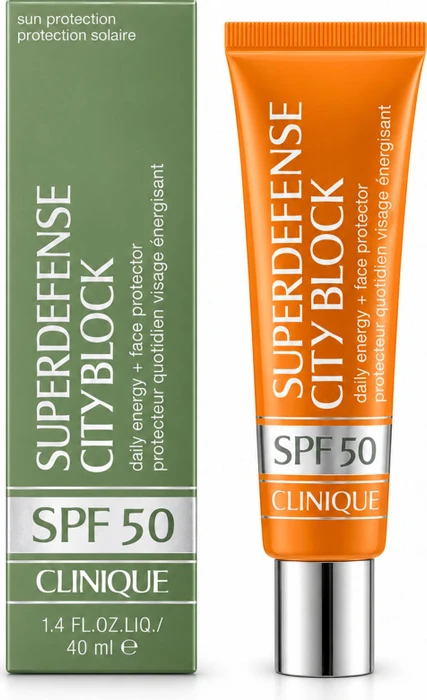 Clinique Superdefense City Block Sonnencreme LSF50, 40ml