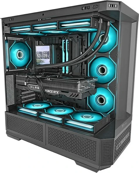 Thermaltake SWAFAN 120 EX INFINITY ARGB Sync, schwarz, 124mm, 3er-Pack