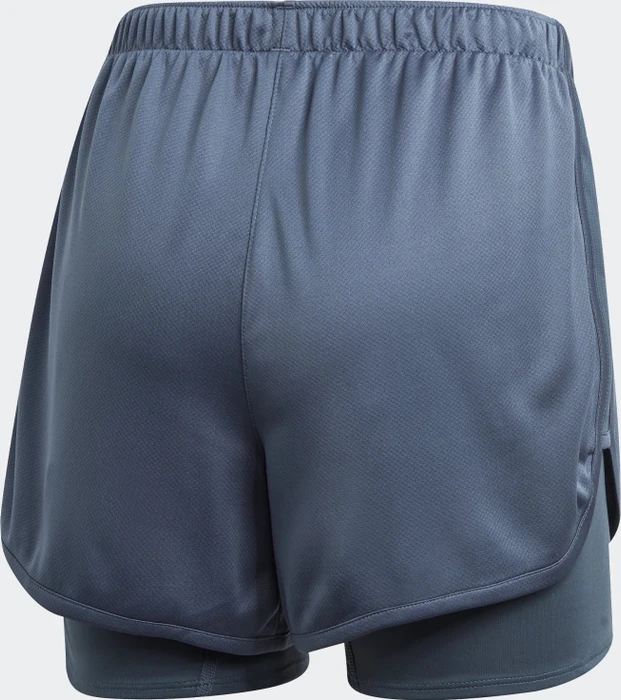 adidas Marathon 20 Two In One Laufhose kurz legacy blue (Damen)