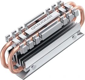 Graugear G-M2HS06, Heatpipe-Kühler für M.2 2280 SSD, silber (18047)