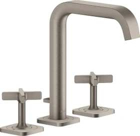 Hansgrohe Axor Citterio E 3-Loch Waschbeckenarmatur edelstahloptik