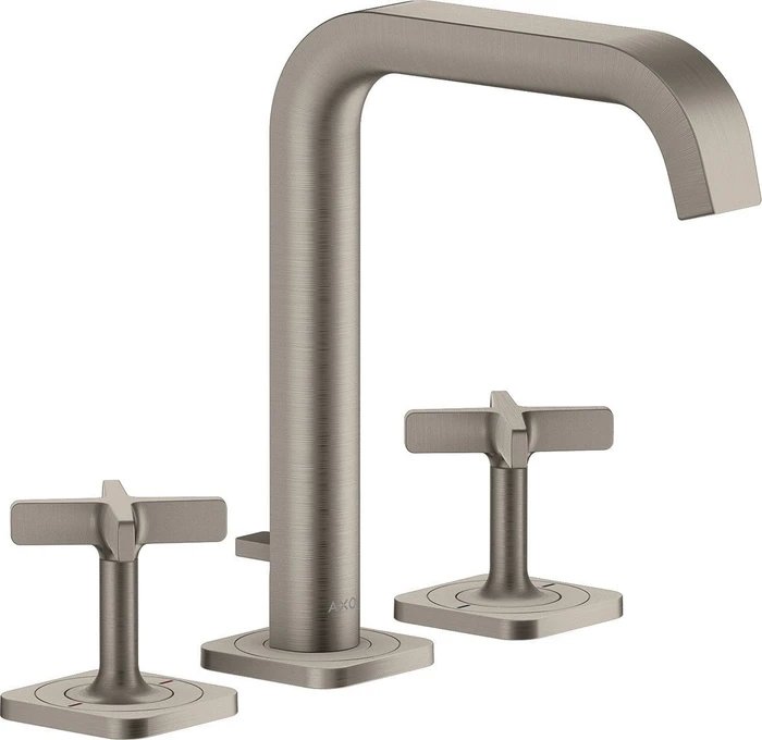 Hansgrohe Axor Citterio E 3-Loch Waschbeckenarmatur edelstahloptik