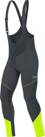 Gore Wear C3 Gore Windstopper Bibtights+ Fahrradhose lang black/neon yellow (Herren)