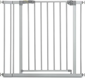 Hauck Stop N Safe 2 Türschutzgitter inkl. Verlängerung 75-89cm silber
