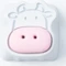 Keychron Cute Cows Alu Alloy Artisan Keycap, Silikon, Aluminium, rosa/weiß, 1 Taste Vorschaubild