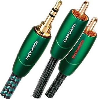 Audioquest Evergreen 3.5mm Klinke/Composite Audio Kabel 2m grün