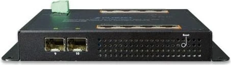 Planet WGS-4215-8P2S Industrial Wallmount Gigabit Managed Switch, 8x RJ-45, 2x SFP, 200W PoE+