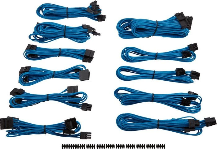 Corsair PSU Cable Kit Type 4 - Pro Package - Gen3, blau