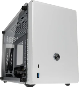 Raijintek Ophion, weiß, Glasfenster, Mini-ITX