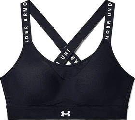 Under Armour Infinity High Sport-BH schwarz/weiß (Damen)