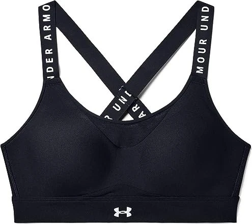 Under Armour Infinity High Sport-BH schwarz/weiß (Damen)