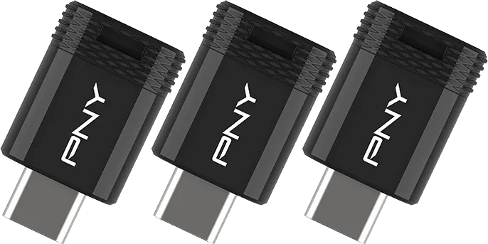 PNY Elite-X Fit Type-C 64GB, USB-C, USB 3.2 Gen 1×1, 3er-Pack
