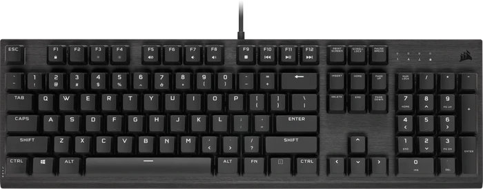 Corsair K60 PRO, LEDs rot, schwarz, Cherry VIOLA, USB, DE