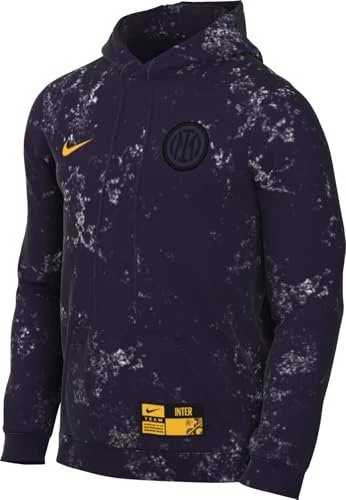 Nike Inter Mailand Club Third Fußball Hoodie blackened blue/university gold