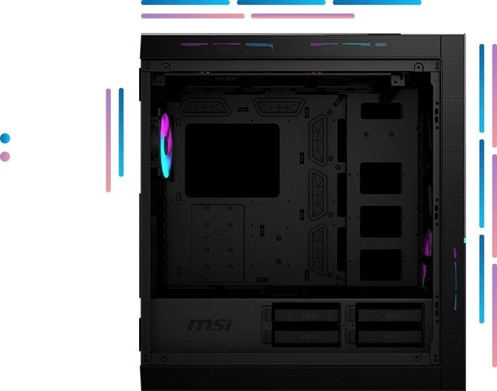 MSI MPG Sekira 500X, Glasfenster
