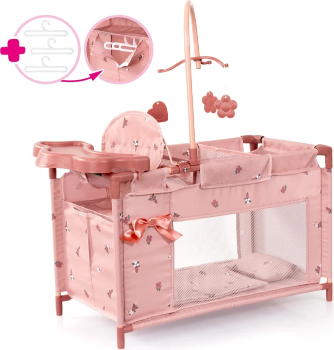 Bayer Design Autositz mit Dach rosa