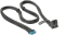 Seasonic 12V-2x6 Kabel, natives 12V-2x6 Kabel, 1x 16-Pin PCIe 5.1 Stecker auf 16-Pin PCIe 5.1 Stecker, schwarz, 90° gewinkelt, 70cm Vorschaubild