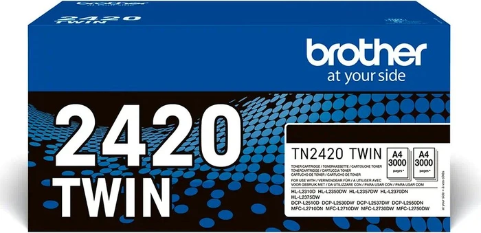 Brother Toner TN-2420 schwarz, 2er-Pack