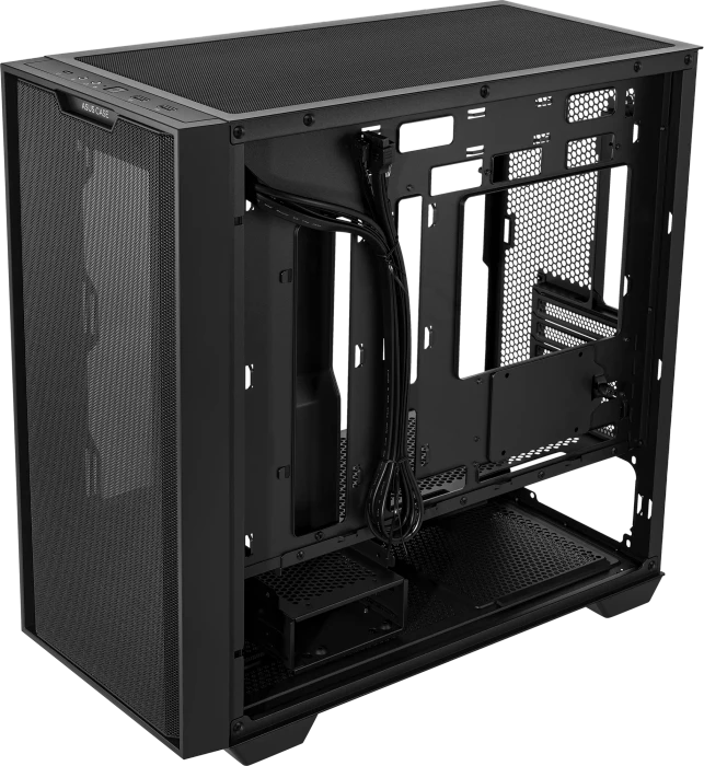 ASUS A21 Black, schwarz, Glasfenster