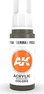 AK-Interactive 3rd Gen Acrylic Colors Acrylic Modelling Colors german field grey, 17ml
