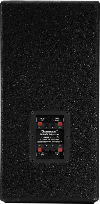 Omnitronic BOB-82X schwarz, Stück