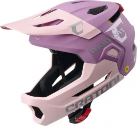 Cratoni Madcat MIPS Fullface-Kinderhelm blush/rose matt