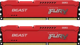 Kingston FURY Beast rot UDIMM 16GB Kit, DDR3-1866, CL10-11-10-30, 2RX8