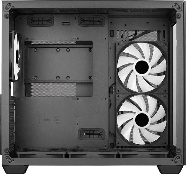 AeroCool Dryft [V2], Lüfter LED ARGB, Glasfenster