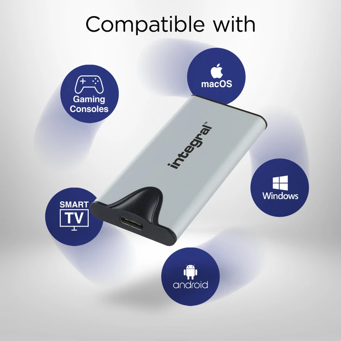 Integral SlimXpress Pro Portable SSD, 500GB, USB-C 3.2