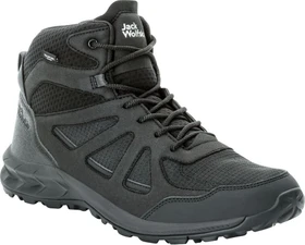Jack Wolfskin Woodland 2 Texapore Mid schwarz (Herren)