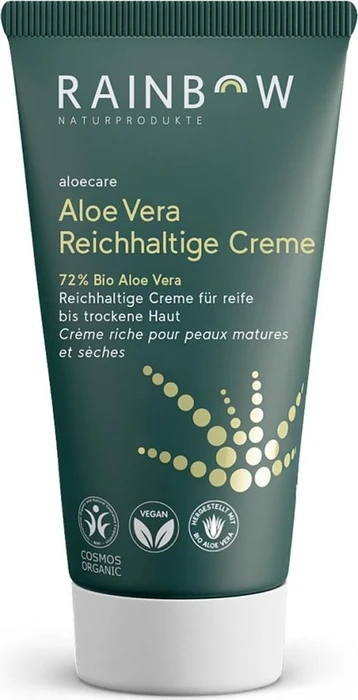 Rainbow Naturprodukte aloecare Aloe Vera Reichhaltige Creme, 50ml