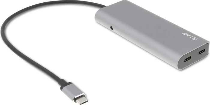 LMP USB-C Hub, 1x USB-C 3.0 [Stecker], Space Gray