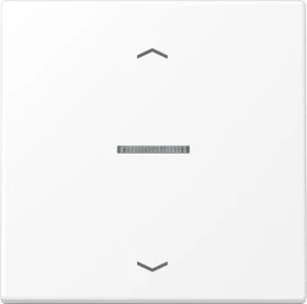 Jung Serie LS eNet Taster Standard 1fach Duroplast mit Pfeilsymbol, schneeweiß matt
