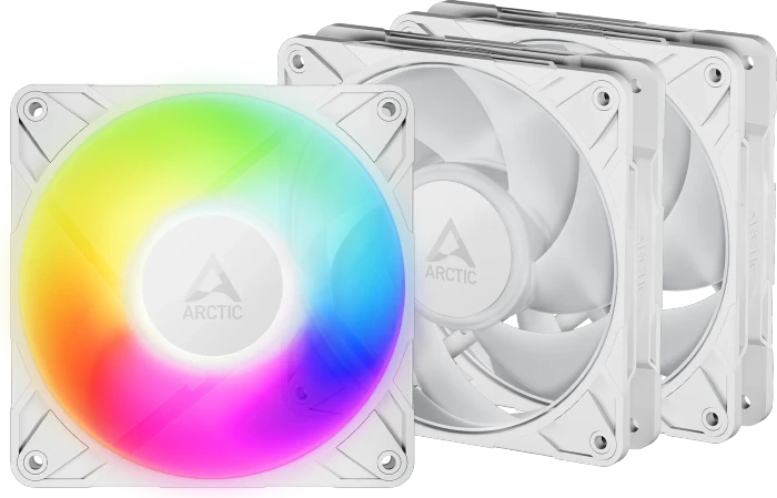 ARCTIC P12 Pro A-RGB, weiß, 120mm, 3er-Pack