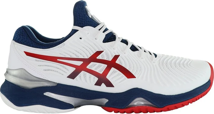 Asics Court FF 2 white/mako blue (Herren)
