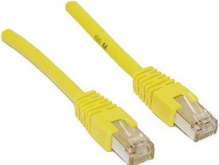 goobay Patchkabel, Cat5e, SF/UTP, RJ-45/RJ-45, 2m, gelb (68066)