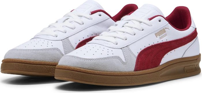 Puma Indoor puma white/dark crimson/gum